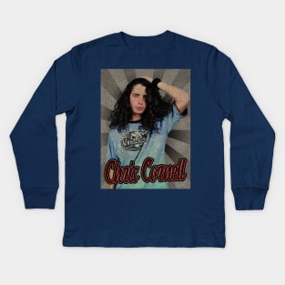 Chris Cornell Classic Kids Long Sleeve T-Shirt